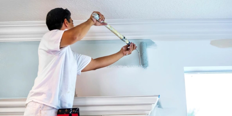 Expert wall painting services for buildings and houses, ensuring a stunning finish.