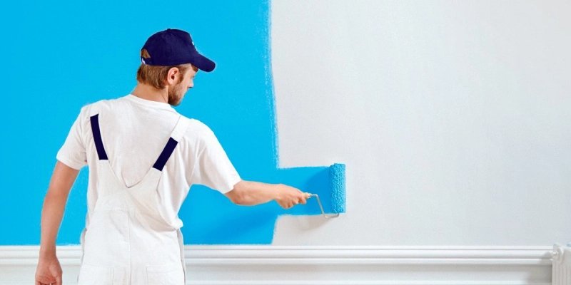 Interior wall painting services in Dubai.