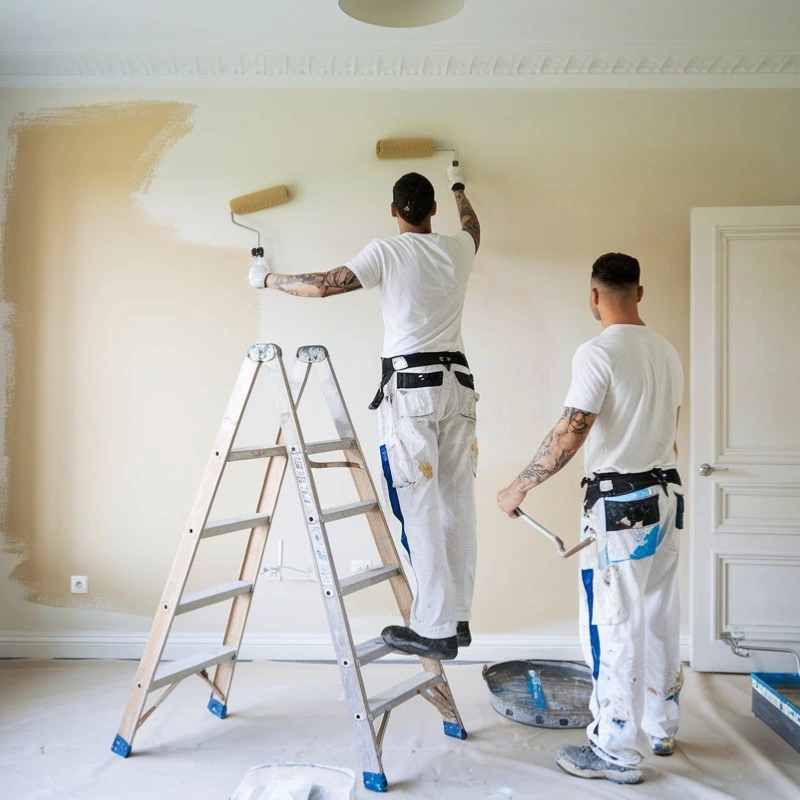 Apartment painting Dubai expert painters best wall paint colours home villa flat painting services UAE.