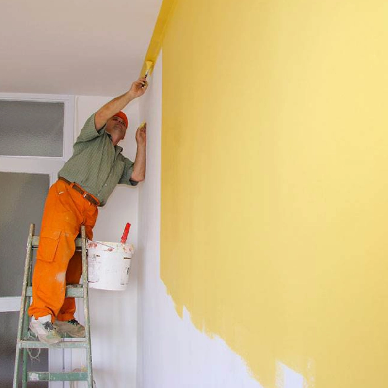 Villa painting Dubai professional painting company luxury villa exterior interior paint services.