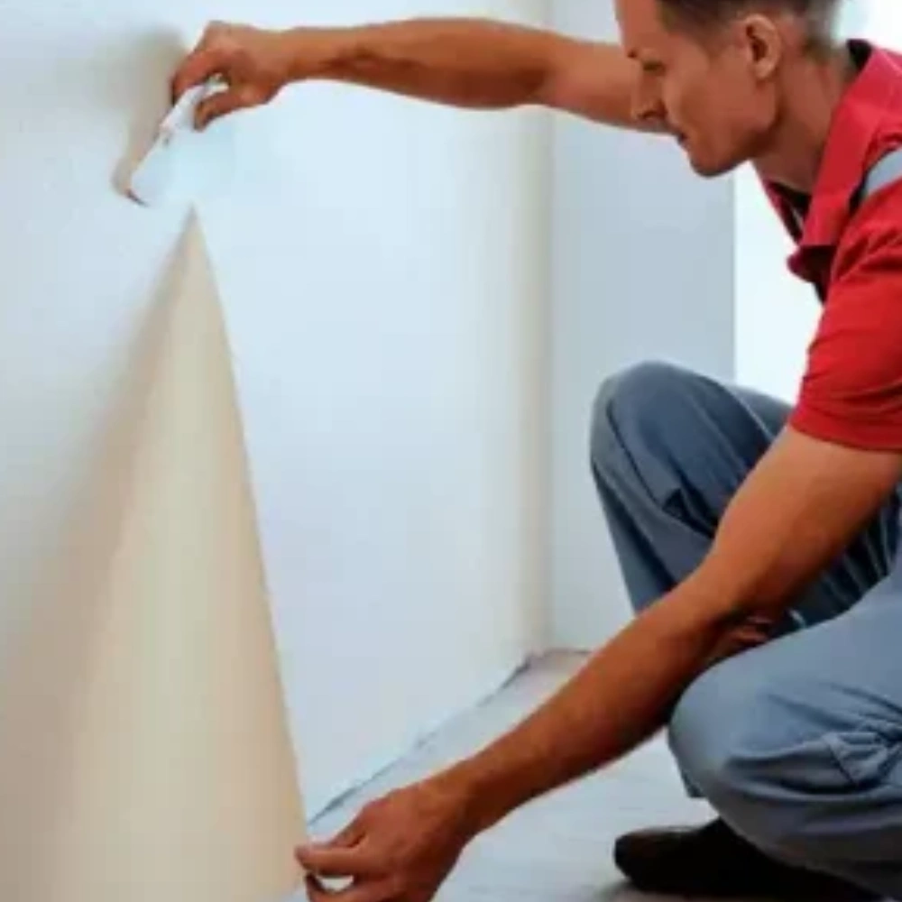 Creative wallpaper fixing in Dubai for unique patterns and elegant wall styling.